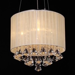 Elegante kristallen hanglamp met 4 lampen