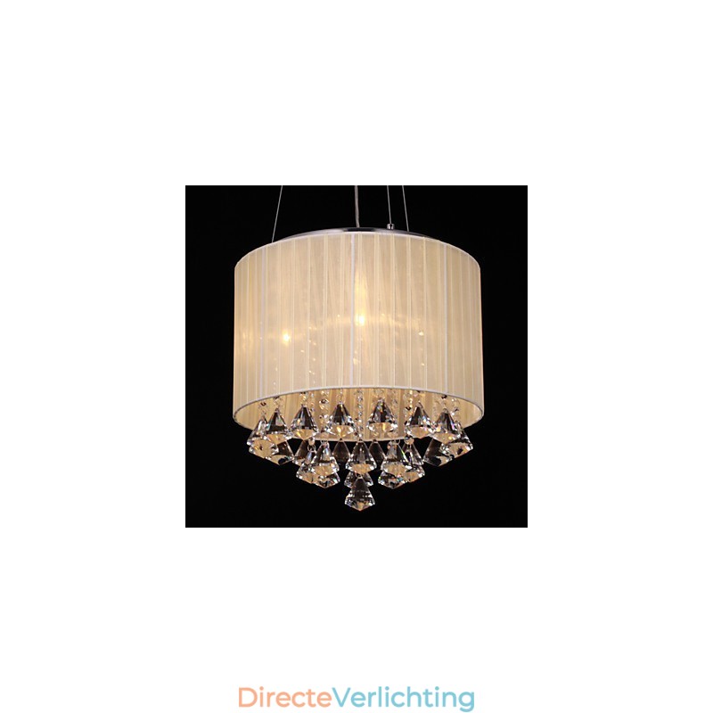 Elegante kristallen hanglamp met 4 lampen