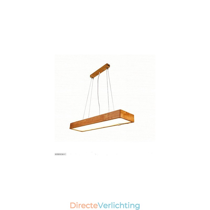 Eenvoudige hoogwaardige hanglamp van massief hout