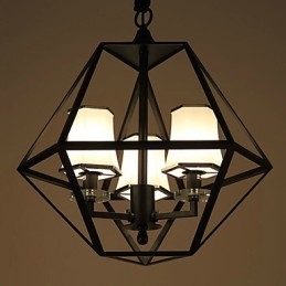 Hanglampen 3 lampen Landelijk Buiten Metaal
