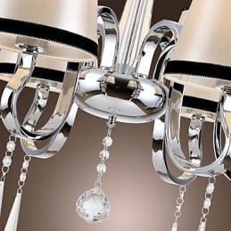 Modern Hedendaags Traditioneel Klassiek Rustiek Lodge Vintage Eiland Chroom Metalen Kroonluchter Eetkamer