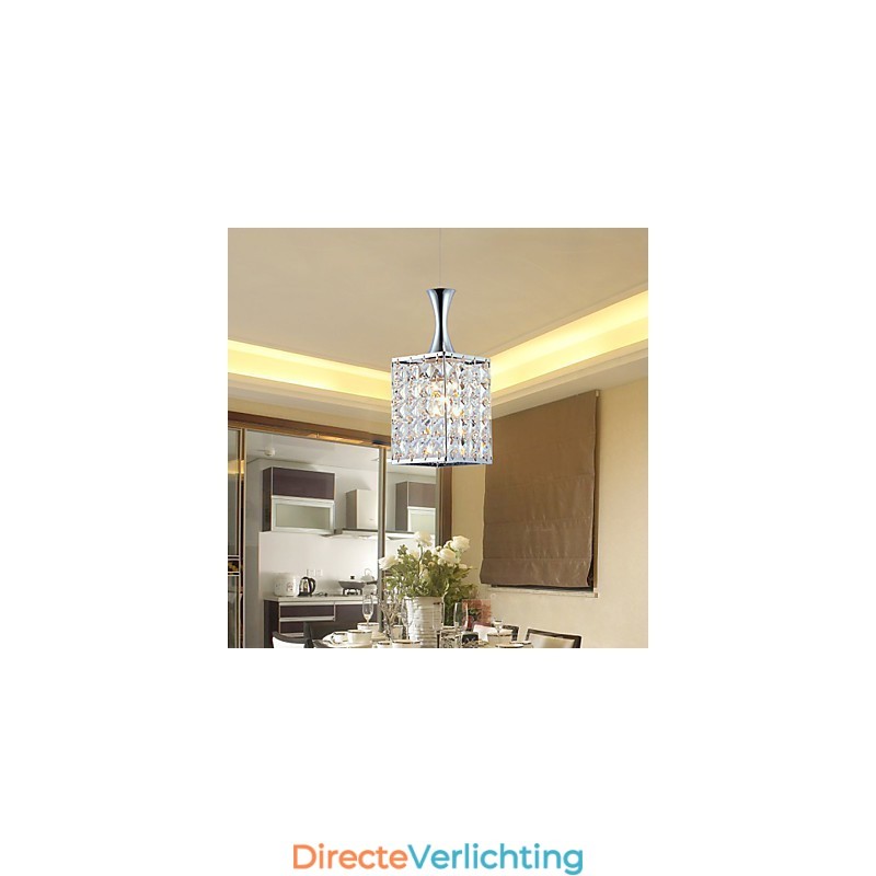 3 lampen metalen frame K9 kristallen kroonluchter hanglamp stuurlamp