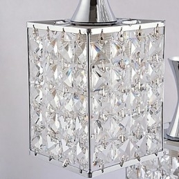 3 lampen metalen frame K9 kristallen kroonluchter hanglamp stuurlamp