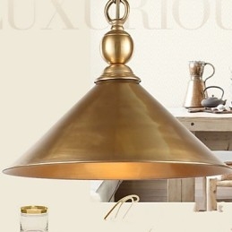 Puur messing hanglamp Mini-stijl Traditioneel klassiek metaal