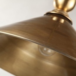 Puur messing hanglamp Mini-stijl Traditioneel klassiek metaal