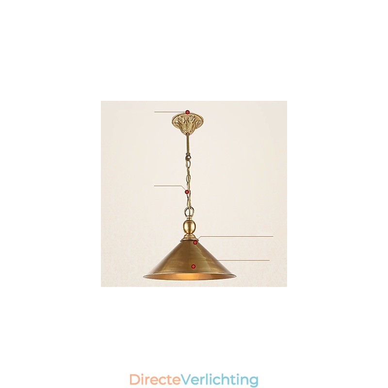 Puur messing hanglamp Mini-stijl Traditioneel klassiek metaal