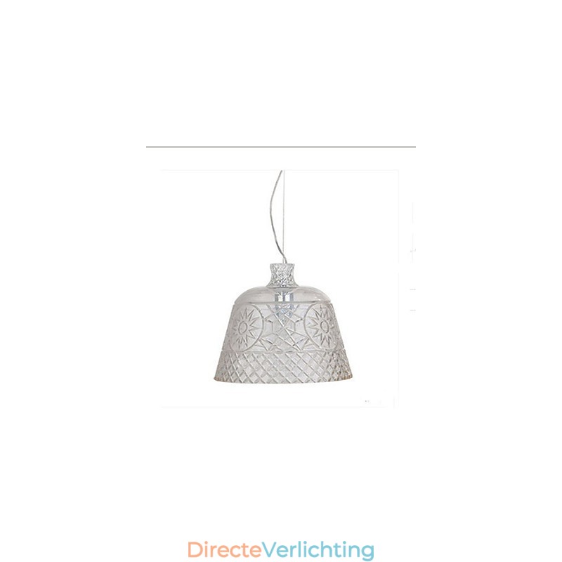 De kroonluchter met decoratieve kunstglas snijwerk hanger