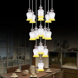 Restaurant 15 Hoofd Van Moderne Eenvoudige Kristallen Hanger Hanger