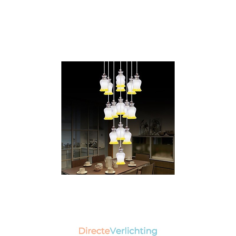 Restaurant 15 Hoofd Van Moderne Eenvoudige Kristallen Hanger Hanger