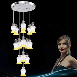 Restaurant 15 Hoofd Van Moderne Eenvoudige Kristallen Hanger Hanger