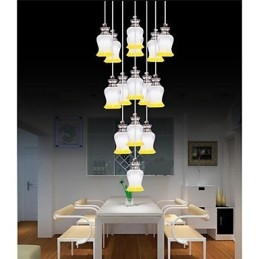 Restaurant 15 Hoofd Van Moderne Eenvoudige Kristallen Hanger Hanger