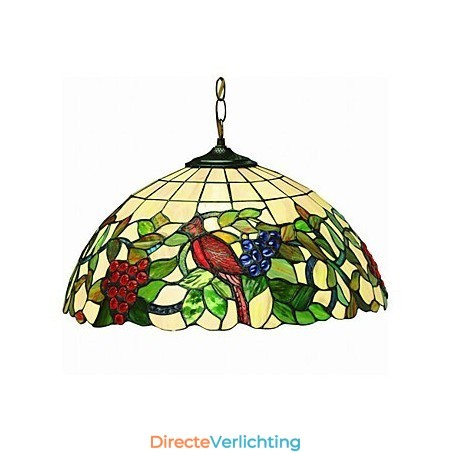 Druiven en vogels 2-lichts hanglamp Druiven en vogels 2-lichts hanglamp