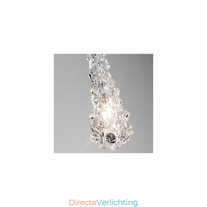 Tradition Classic Transparant glas 3-lichts kroonluchter