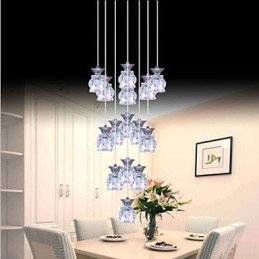 Restaurant 15 Hoofd Van Moderne Eenvoudige Kristallen Hanger Hanger