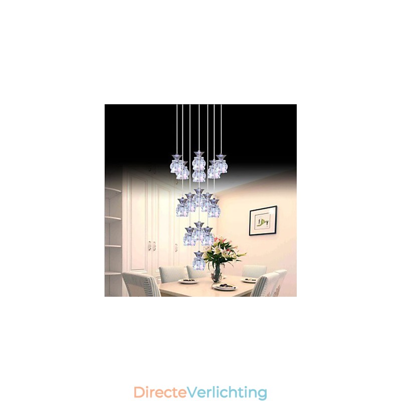 Restaurant 15 Hoofd Van Moderne Eenvoudige Kristallen Hanger Hanger