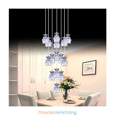 Restaurant 15 Hoofd Van Moderne Eenvoudige Kristallen Hanger Hanger Restaurant 15 Hoofd Van Moderne Eenvoudige Kristallen Hanger Hanger