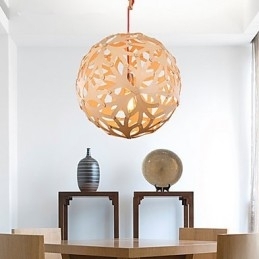 Kroonluchter Mini Stijl Lantaarn Hout Bamboe