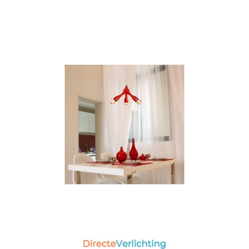 Plafondlamp met 3 lampen
