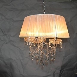 Dainty Chic 5-lichts hanglamppatroon met bloesem