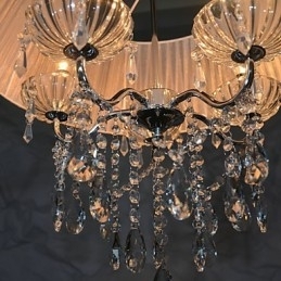 Dainty Chic 5-lichts hanglamppatroon met bloesem