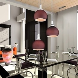 Moderne, eigentijdse mini-stijl gegalvaniseerde hanglamp