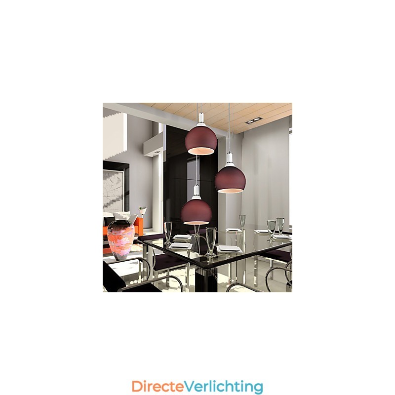Moderne, eigentijdse mini-stijl gegalvaniseerde hanglamp