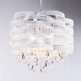 Stijlvolle kristallen hanglamp met 3 lampen