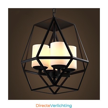 Topniveau Americange Vintage zwarte ijzeren lamp moderne kroonluchter kroonluchter 4 lampen Topniveau Americange Vintage zwarte ijzeren lamp moderne kroonluchter kroonluchter 4 lampen