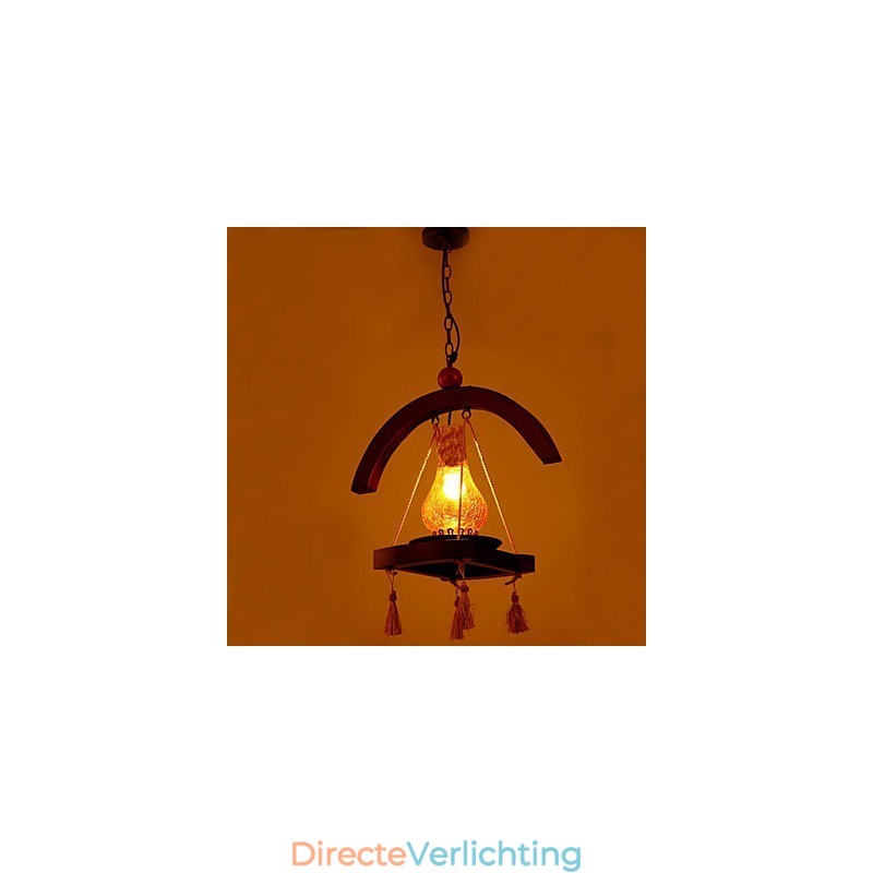 Americange massief houten hanglamp