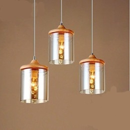 Glazen kunst kleine hanglamp licht