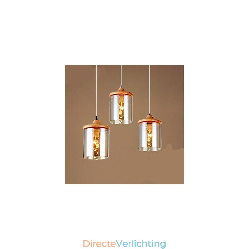Glazen kunst kleine hanglamp licht