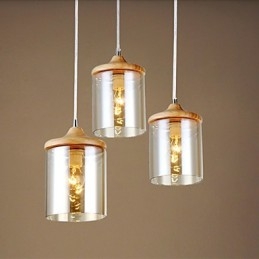 Glazen kunst kleine hanglamp licht