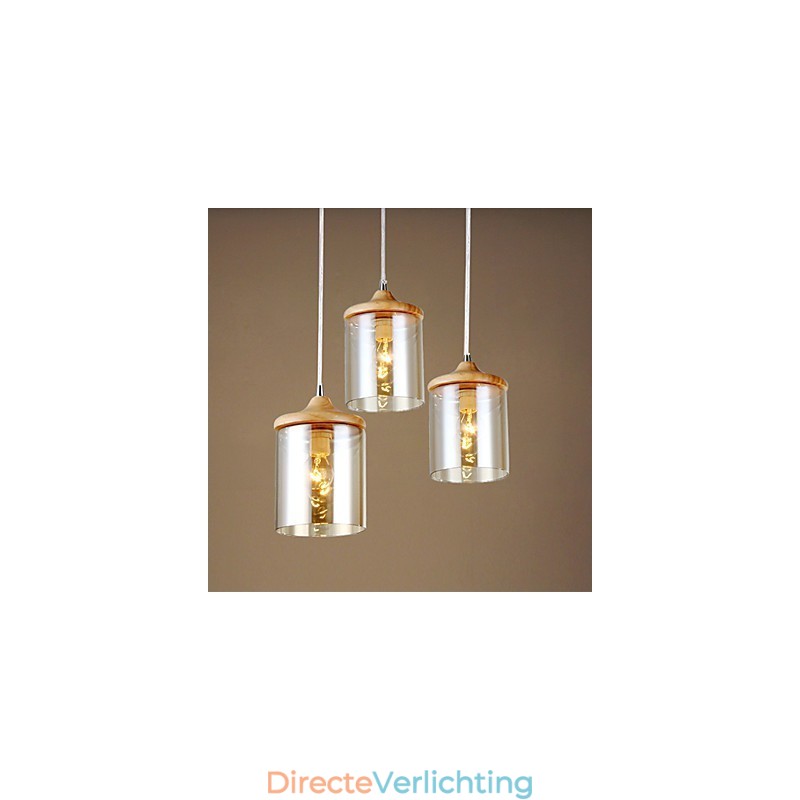 Glazen kunst kleine hanglamp licht