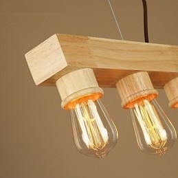 Hanglampen Landelijk Hout Bamboe