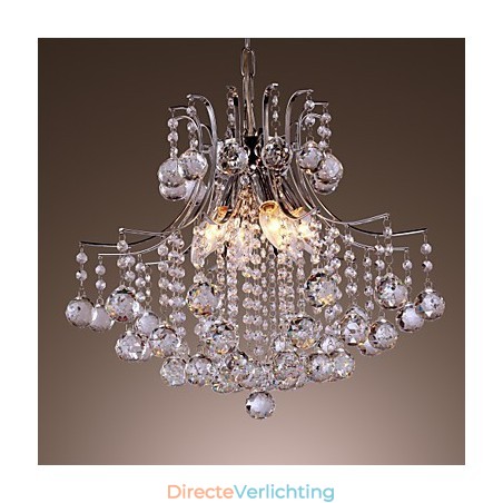 Moderne, eigentijdse kristallen mini-stijl gegalvaniseerde metalen hanglamp Moderne, eigentijdse kristallen mini-stijl gegalvaniseerde metalen hanglamp
