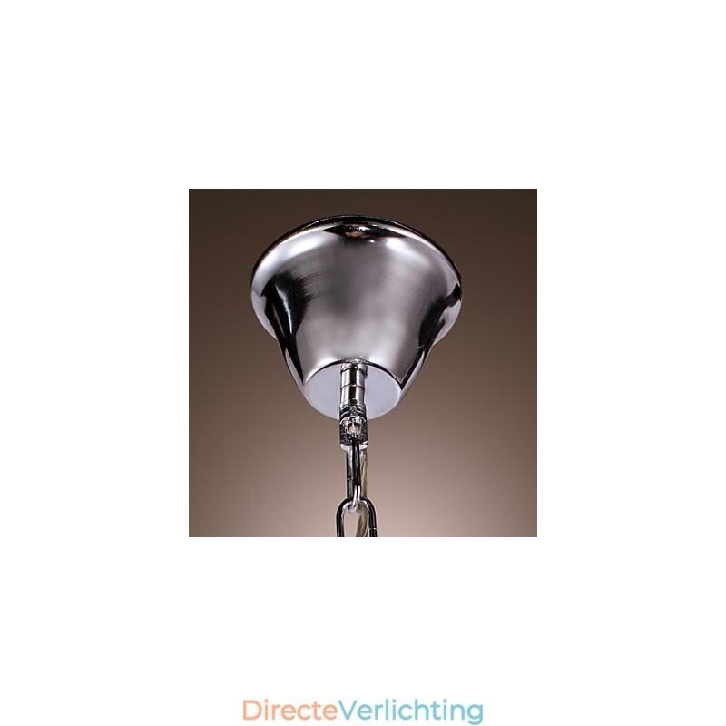 Moderne, eigentijdse kristallen mini-stijl gegalvaniseerde metalen hanglamp
