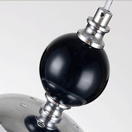 Klassieke moderne voetbal ronde hanglamp 3 lampen
