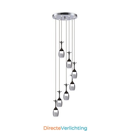 Moderne hanglamp 7 lampen Geïntegreerde lampen inbegrepen Trapverlichting Moderne hanglamp 7 lampen Geïntegreerde lampen inbegrepen Trapverlichting