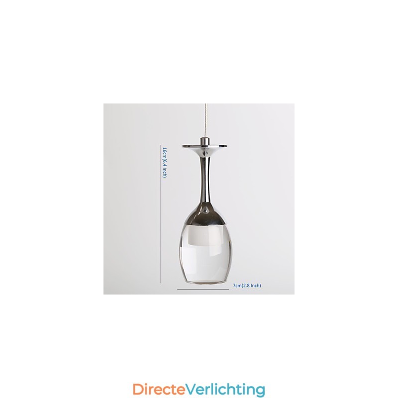 Moderne hanglamp 7 lampen Geïntegreerde lampen inbegrepen Trapverlichting