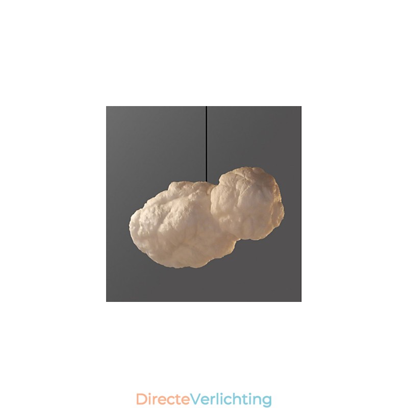 Katoenen lamp Leisure Cloud Hanglamp