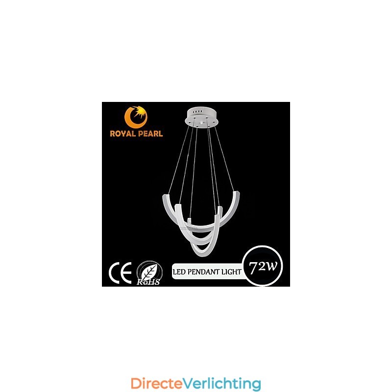 Moderne hanglamp van acryl met eigentijds design