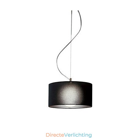 Hanglamp met zwarte kap Hanglamp met zwarte kap