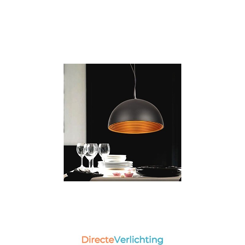 Moderne, eigentijdse retro kom mini-stijl schilderij hanglamp