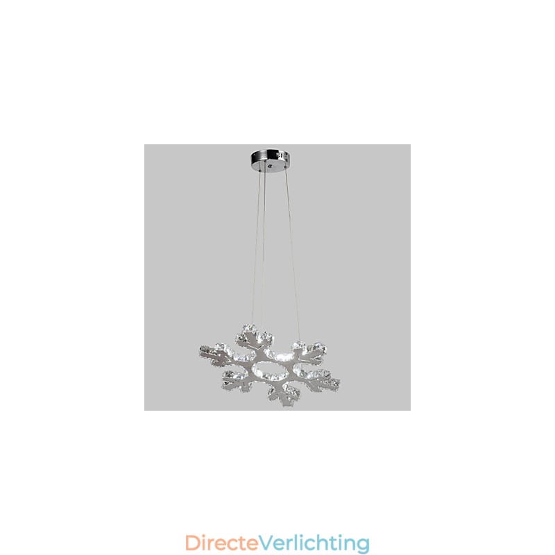 Traditionele klassieke kroonluchter van chroommetaal