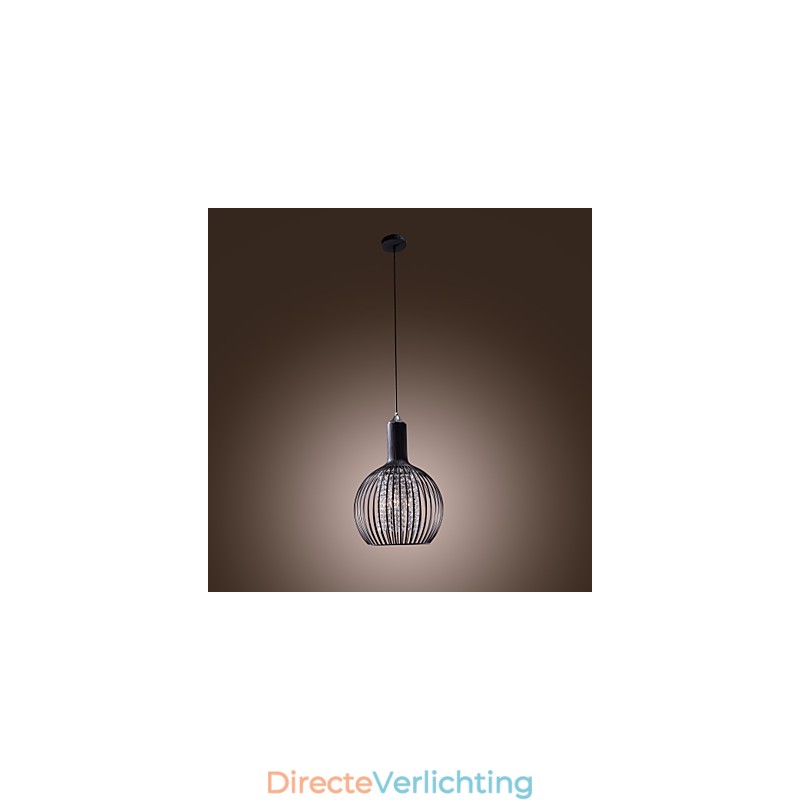 Moderne eigentijdse lantaarn kristal mini stijl gegalvaniseerde hanglamp