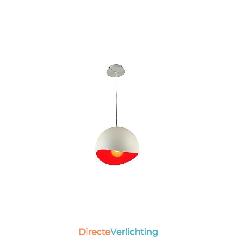Moderne, eigentijdse metalen hanglamp