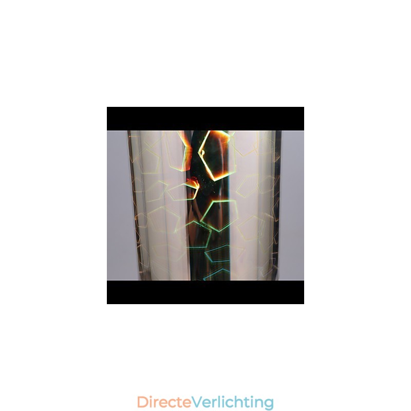 Droomlaser Gravering Verchroomde lamp 3 Recht