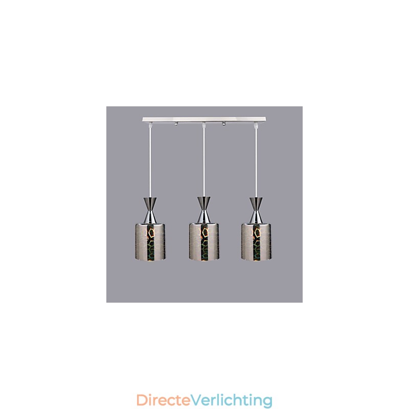 Droomlaser Gravering Verchroomde lamp 3 Recht