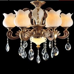 Europese Kristallen Hanglamp En Luxe Lamp