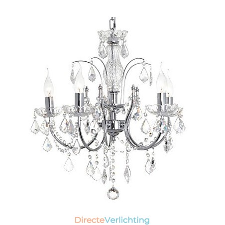 Traditionele klassieke kristallen chromen metalen kroonluchter Traditionele klassieke kristallen chromen metalen kroonluchter